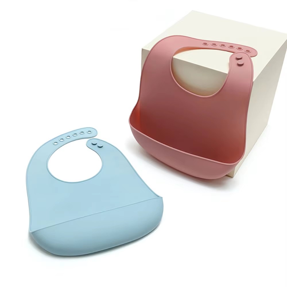 Waterproof Baby Bibs Silicone - 1 Pezzo Bavaglino per Bambini in