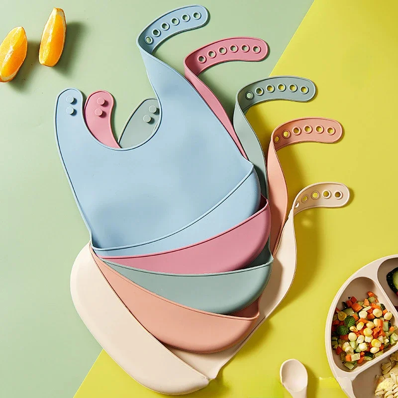 1-3 Pezzi Bavaglino Regolabile - Waterproof Baby Bibs Silicone recensione e prezzo