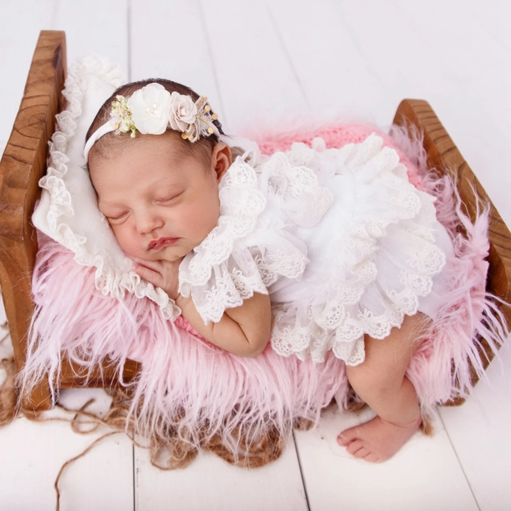 Accessori per Fotografia Neona - Newborn Baby Girl Romper Floral recensione e prezzo