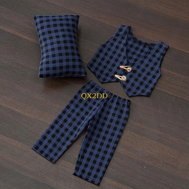 QX2D Set pantaloni e gilet con - Infant Photography Props Outfit recensione e prezzo