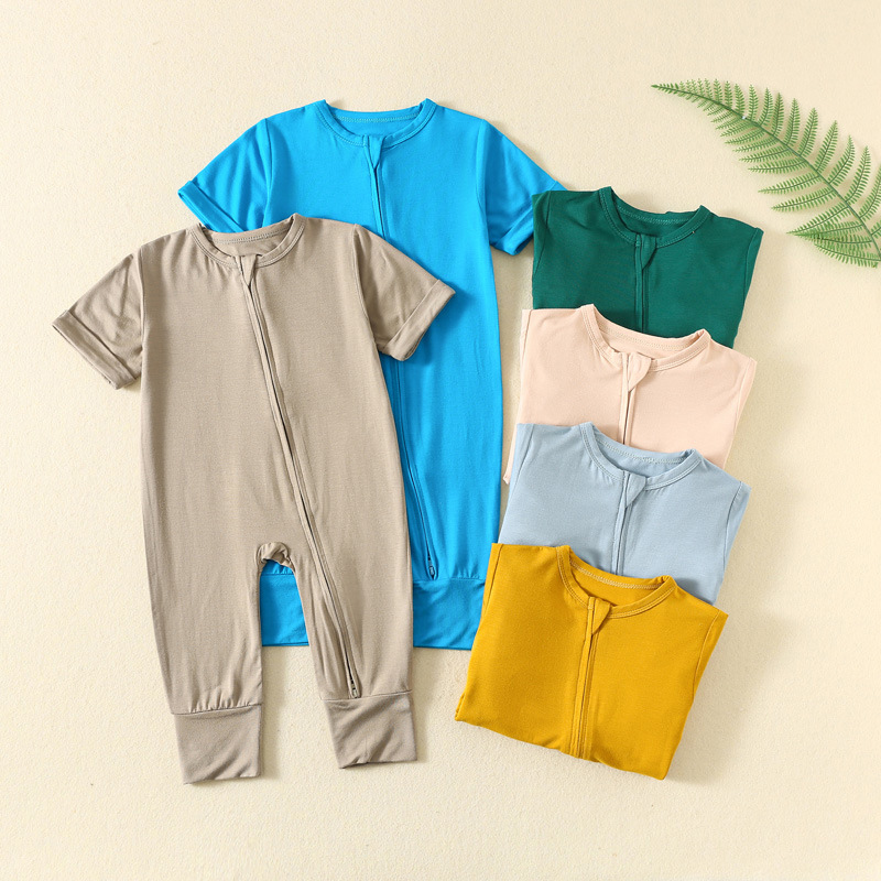 Somenie, tutina in fibra di ba - Cotton Baby Onesies Zipper recensione e prezzo